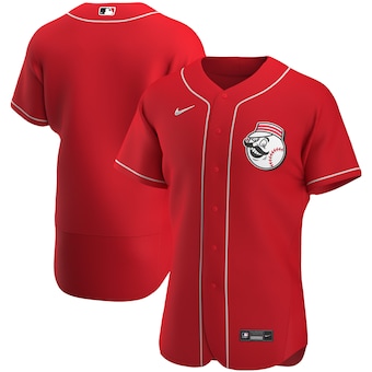 mens nike scarlet cincinnati reds alternate authentic team l